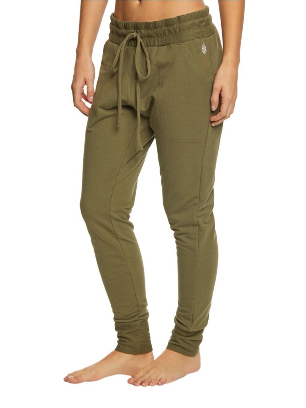 Free People Movement Sunny Skinny Sweatpants in Olive Green Sz S